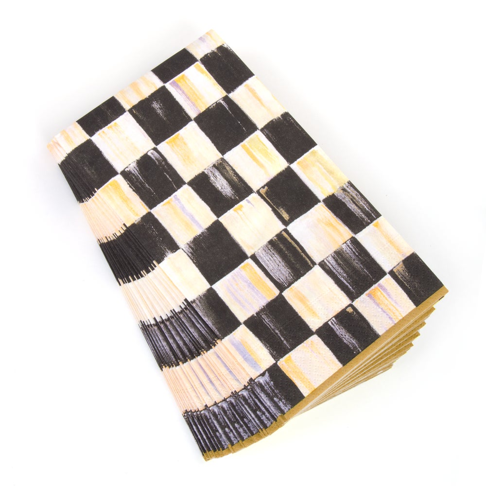 Courtly Check Guest Paper Napkins