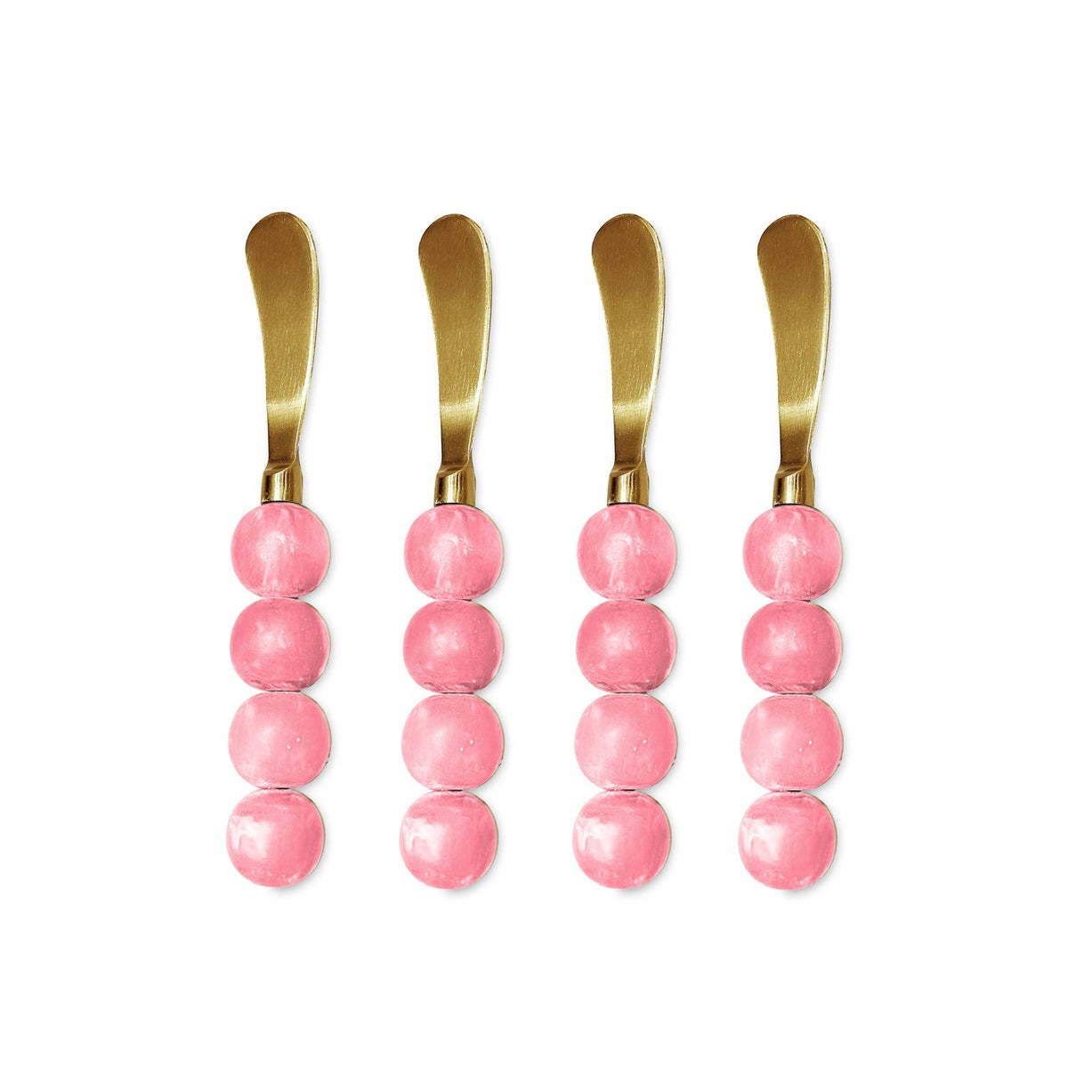 Resin Sorbet Spreader Set Raspberry