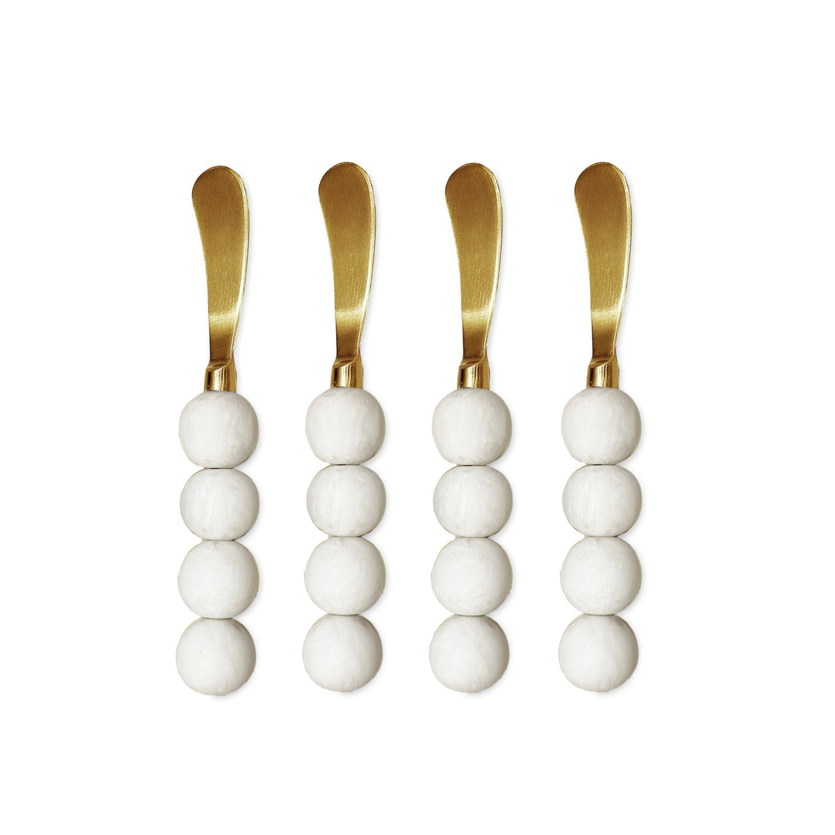 Resin Sorbet Spreader Set Coconut