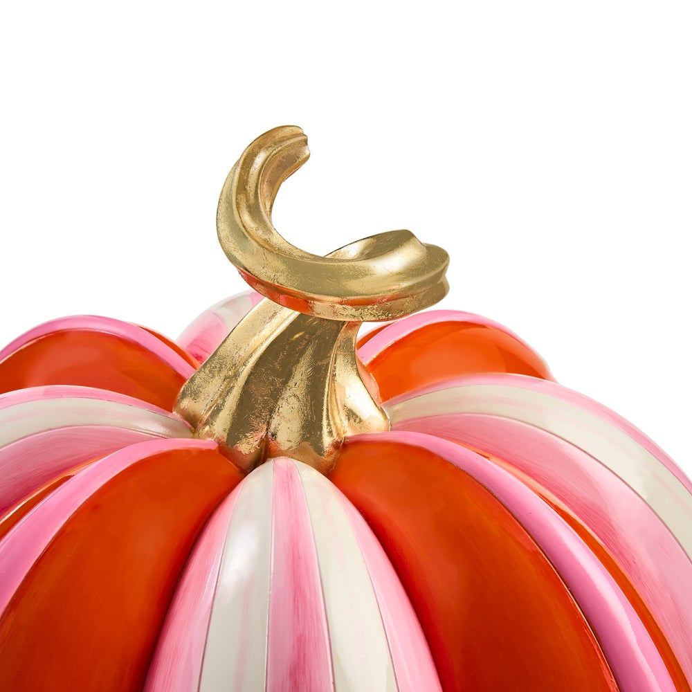 Glam'o'ween Fairytale Stripe Pumpkin