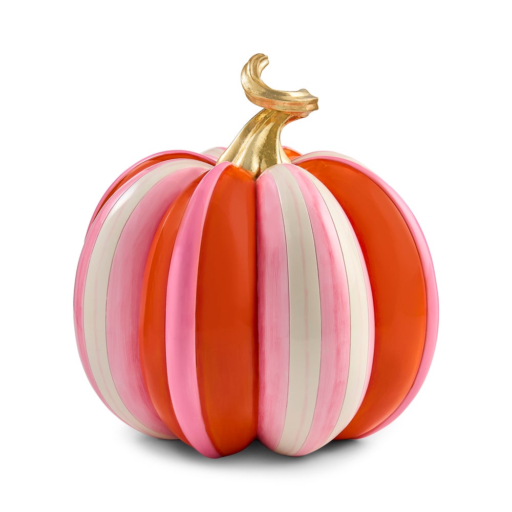Glam'o'ween Fairytale Stripe Pumpkin