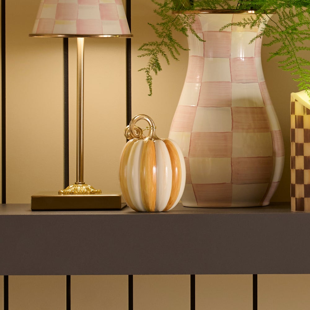 Amber Check Petite Pumpkin