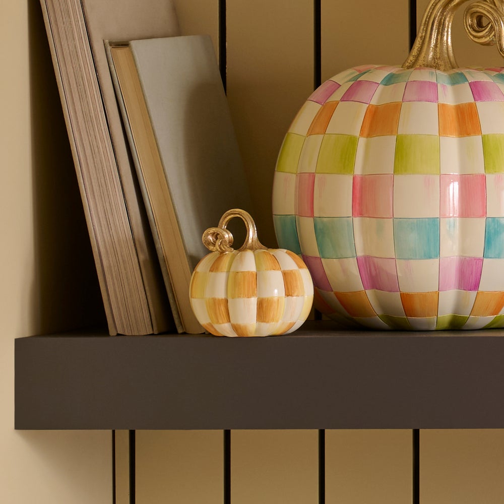Amber Check Petite Pumpkin