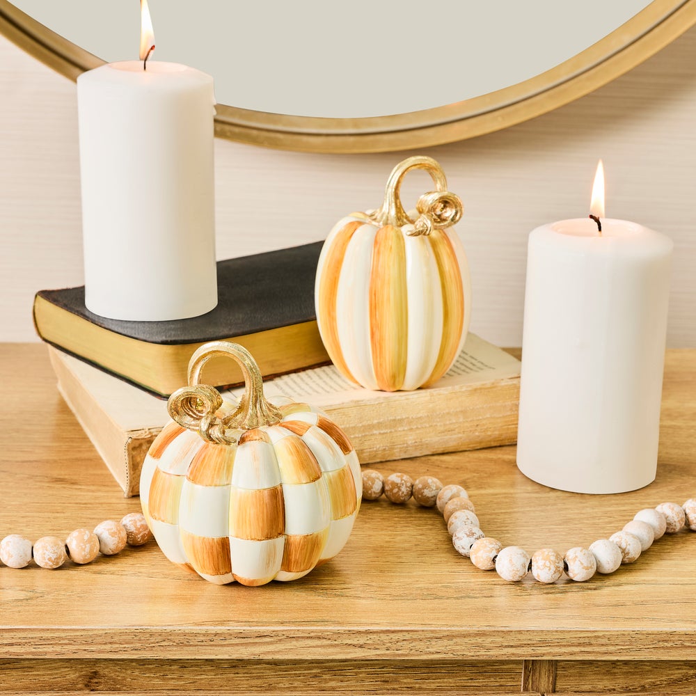 Amber Check Petite Pumpkin