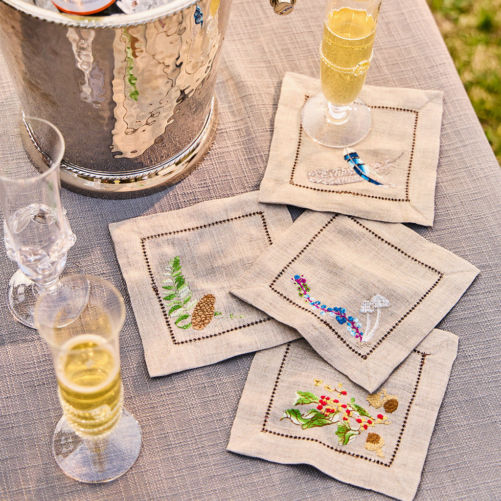 Forest Walk Cocktail Napkin Set of 4