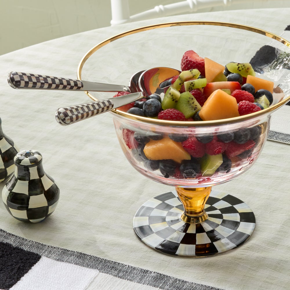 Courtly Check Bistro Salad Serving Set