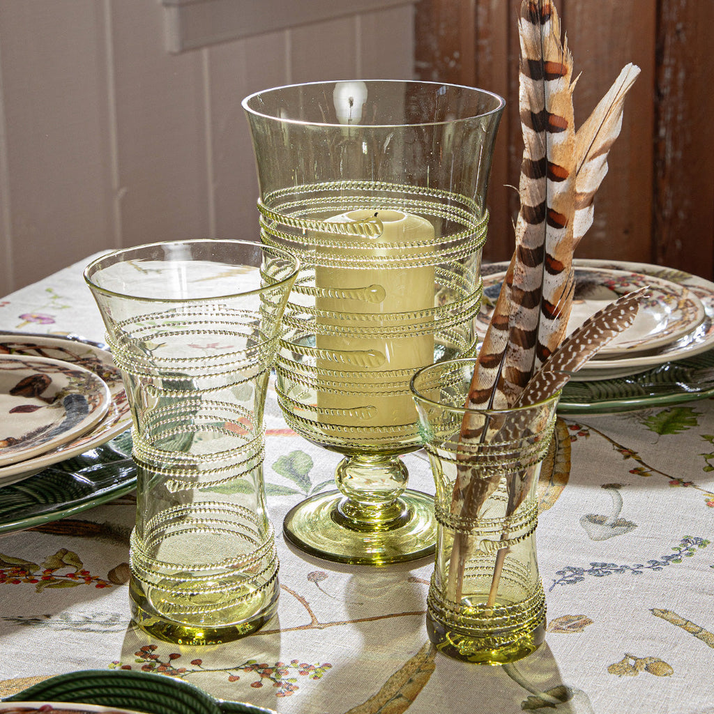 Ella 9" Corset Vase Green