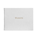Guest Book in White