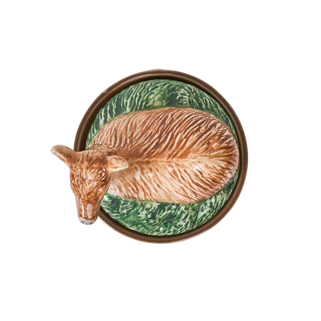 Forest Walk Deer Bowl with Lid