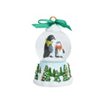 North Pole Penguin Snow Globe Place Card Holder