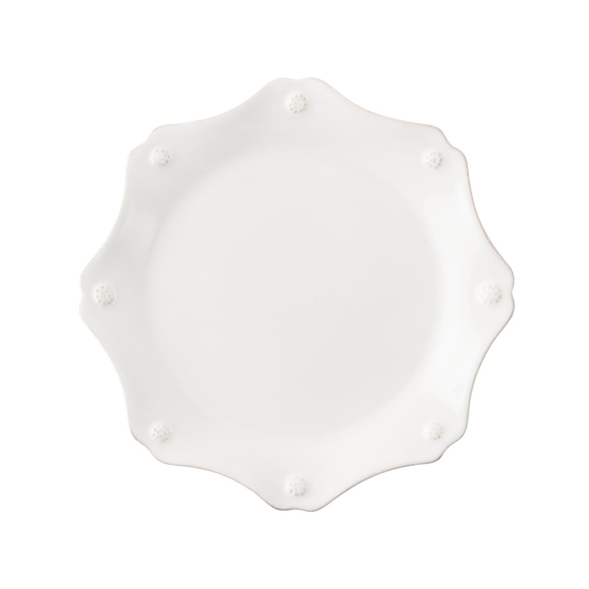 Berry & Thread Scalloped Dessert/Salad Plate