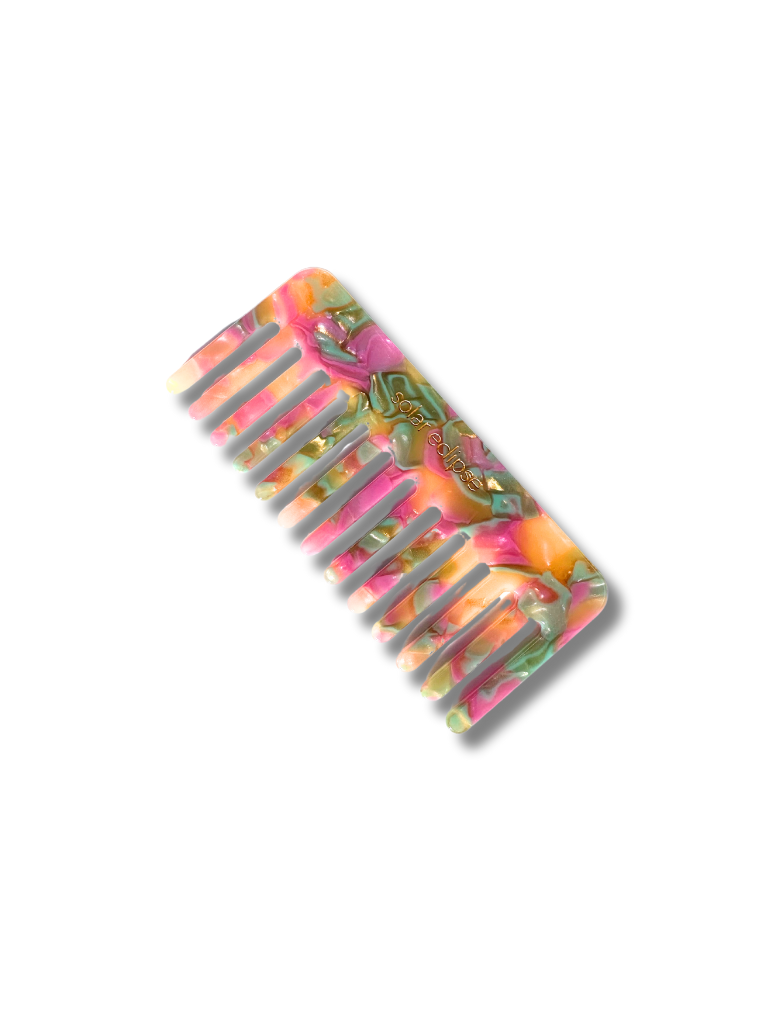 Detangling Wide Tooth Hair Comb Multi-Tortoise