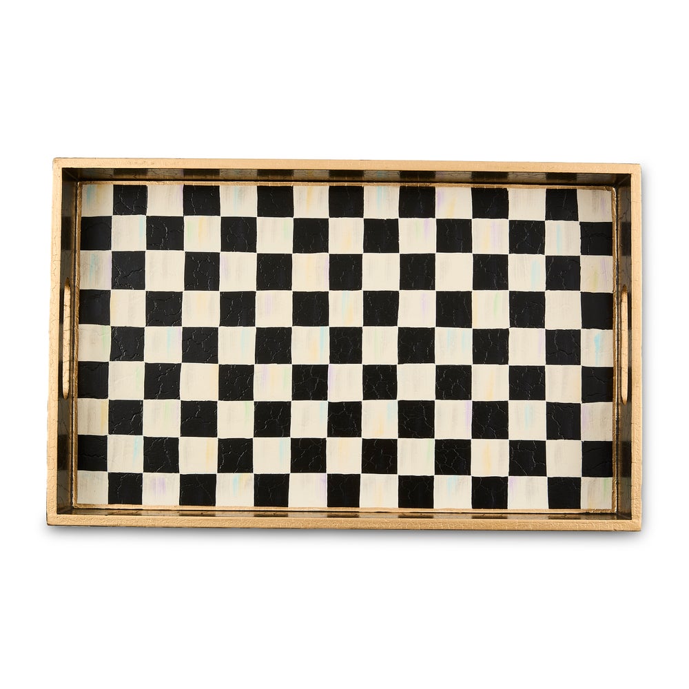 Courtly Check Serving Tray