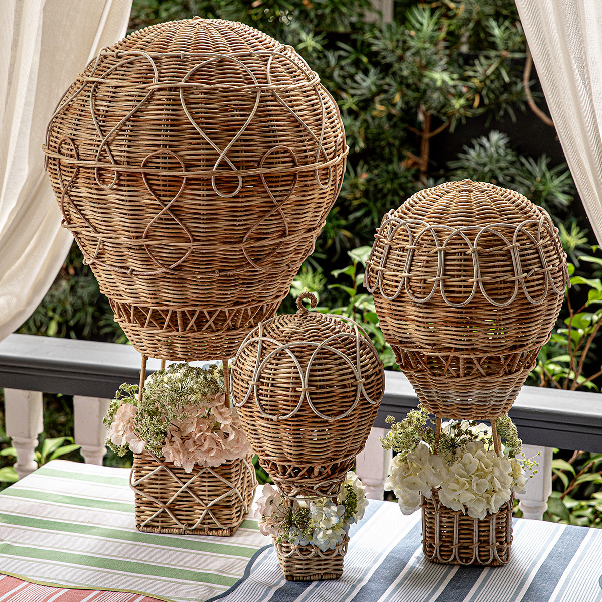 Provence Rattan 27” Hot Air Balloon