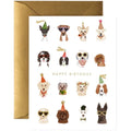 Party Pups Birthday Card