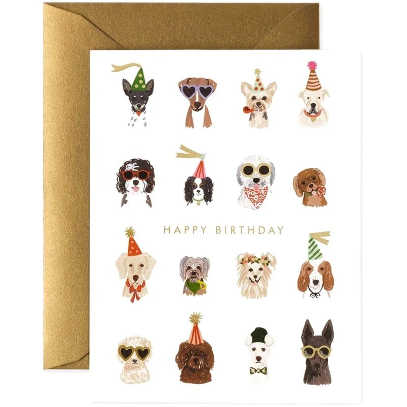 Party Pups Birthday Card