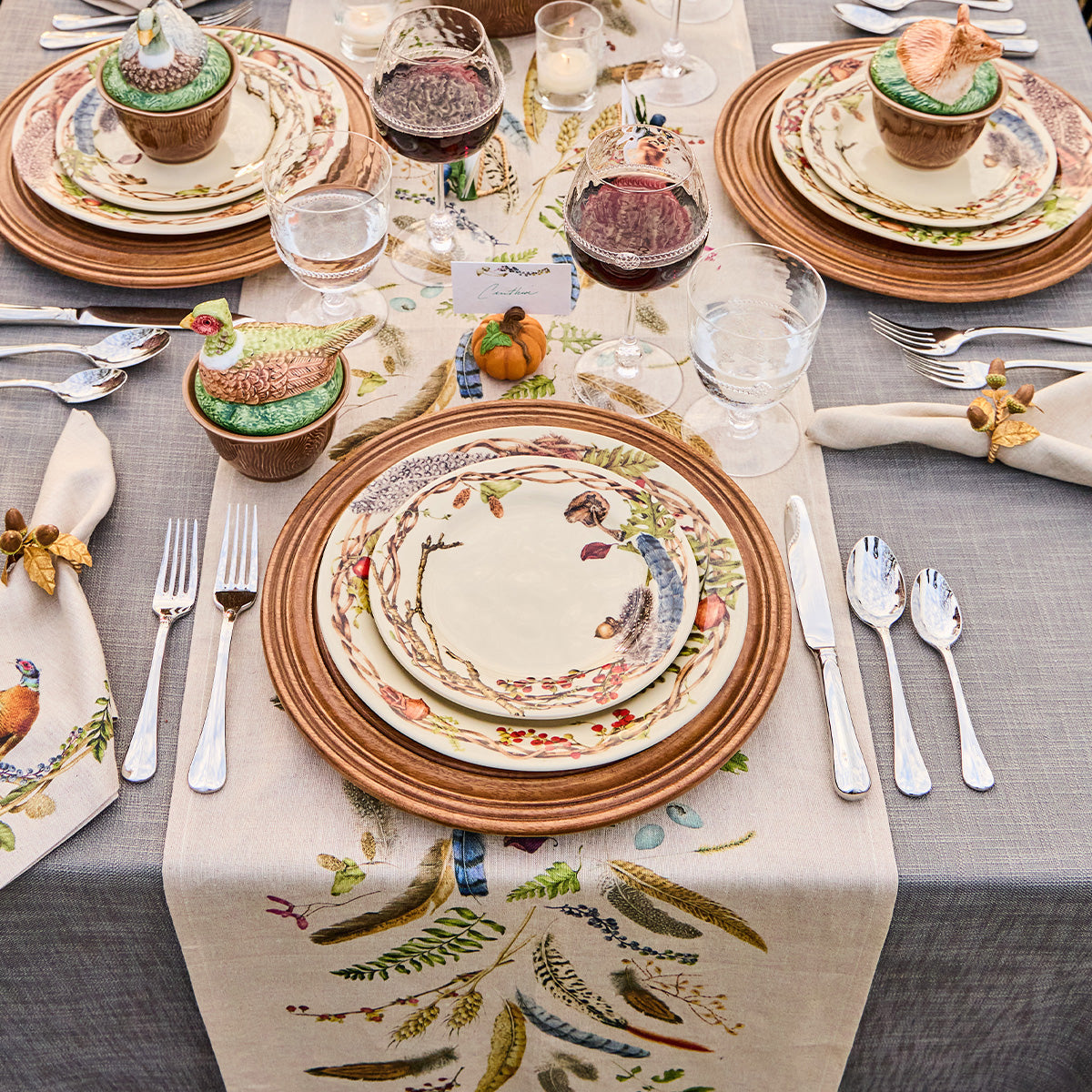 Forest Walk Party Plate Set of 4