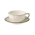 Breakfast Cup & Saucer Filet Manganese Midnight