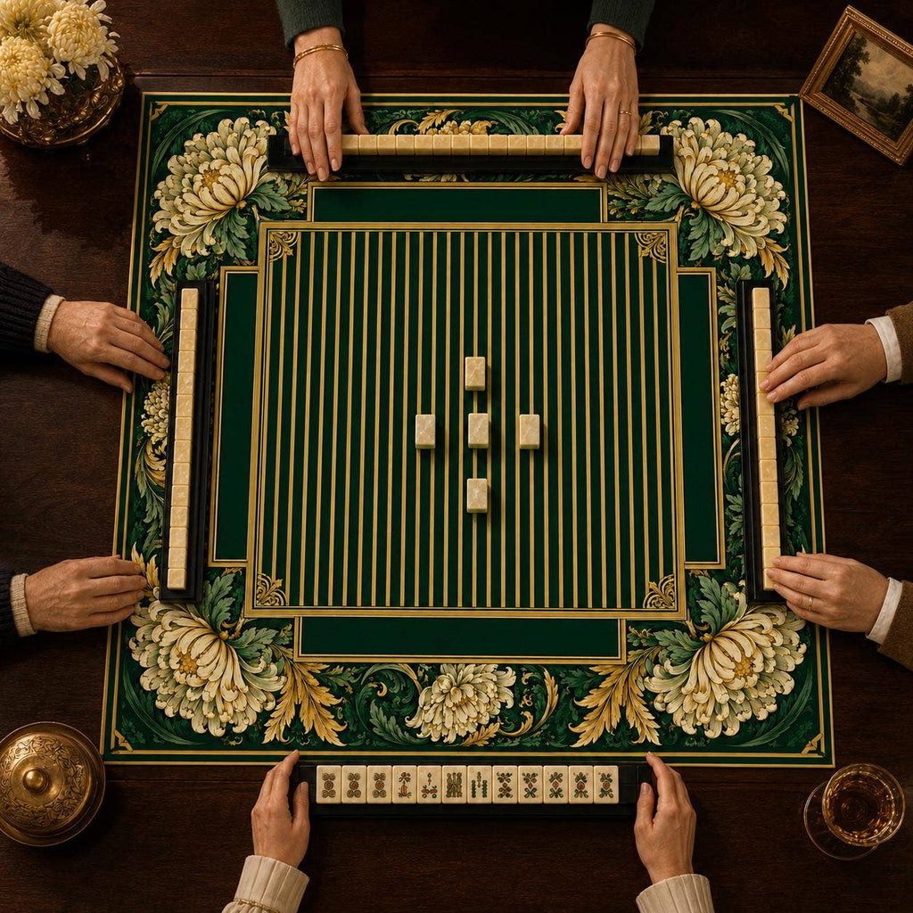 Emerald Green Mahjong Mat