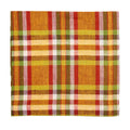 Napkin Madras Rust