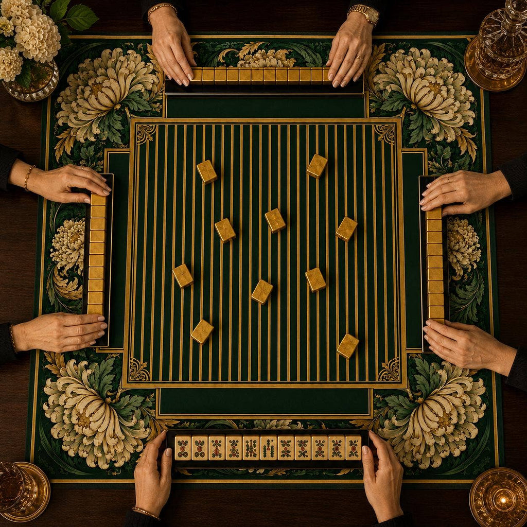 Emerald Green Mahjong Mat