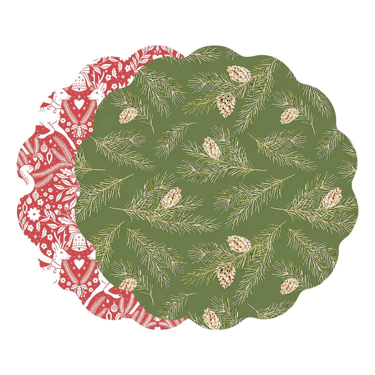 Pinecones & Deer Reversible Placemat
