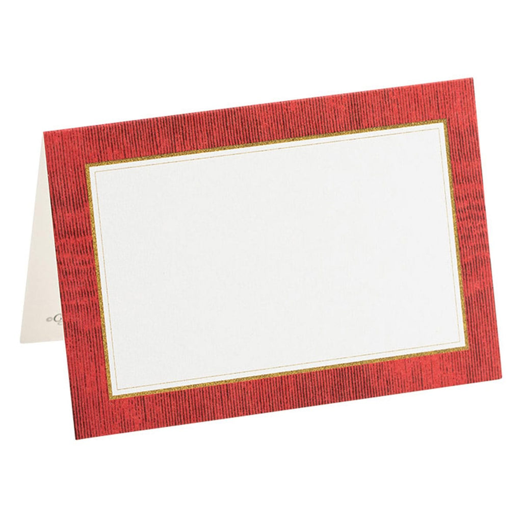 Place Card Moire Red