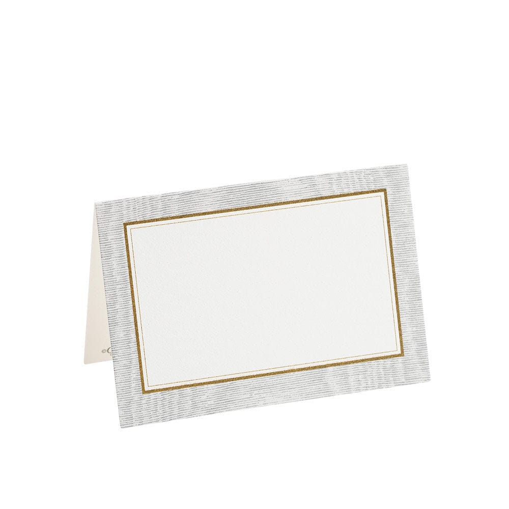 Place Card Moire Silver