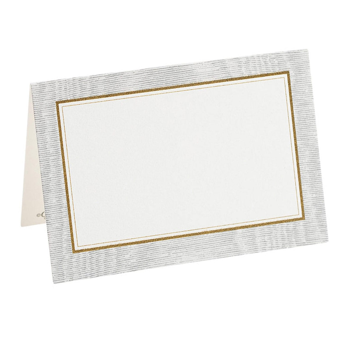 Place Card Moire Silver