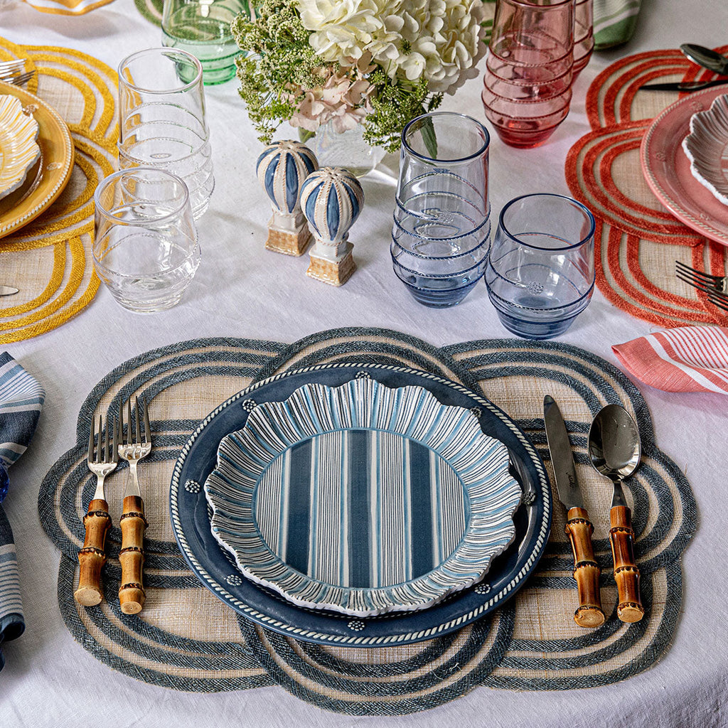 Berry & Thread Melamine Dinner Plate Ocean