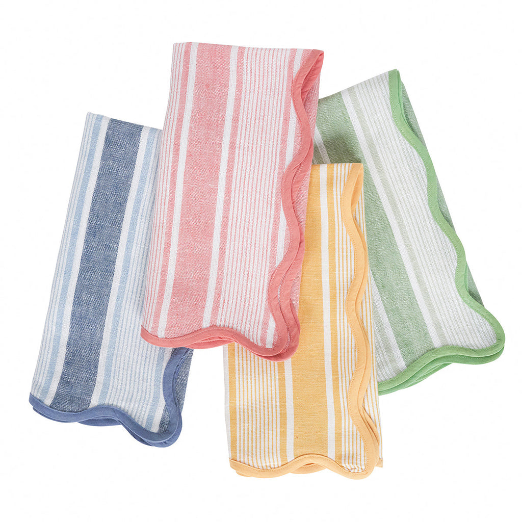 Cabana Stripe Napkin Assorted Set/4