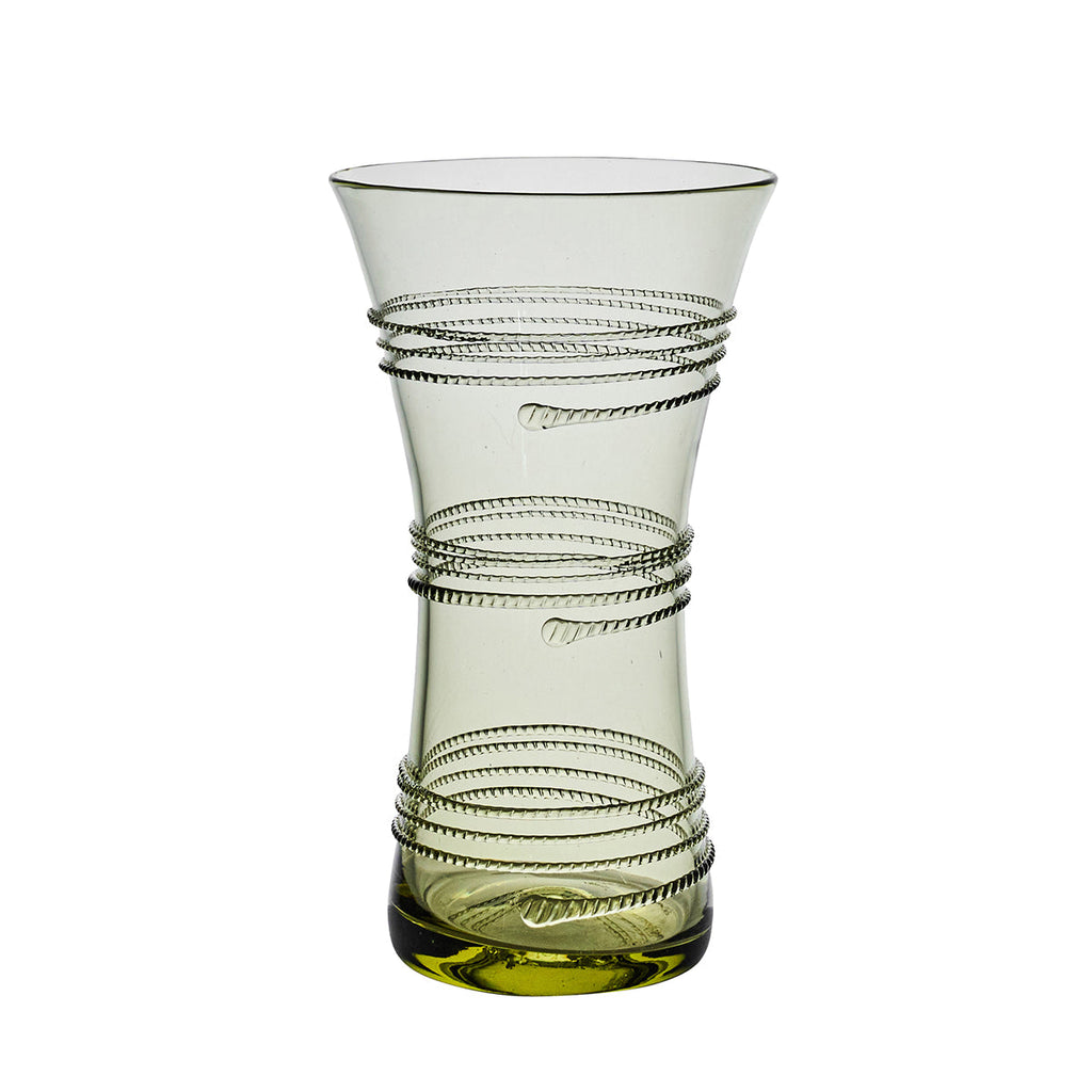 Ella 9" Corset Vase Green