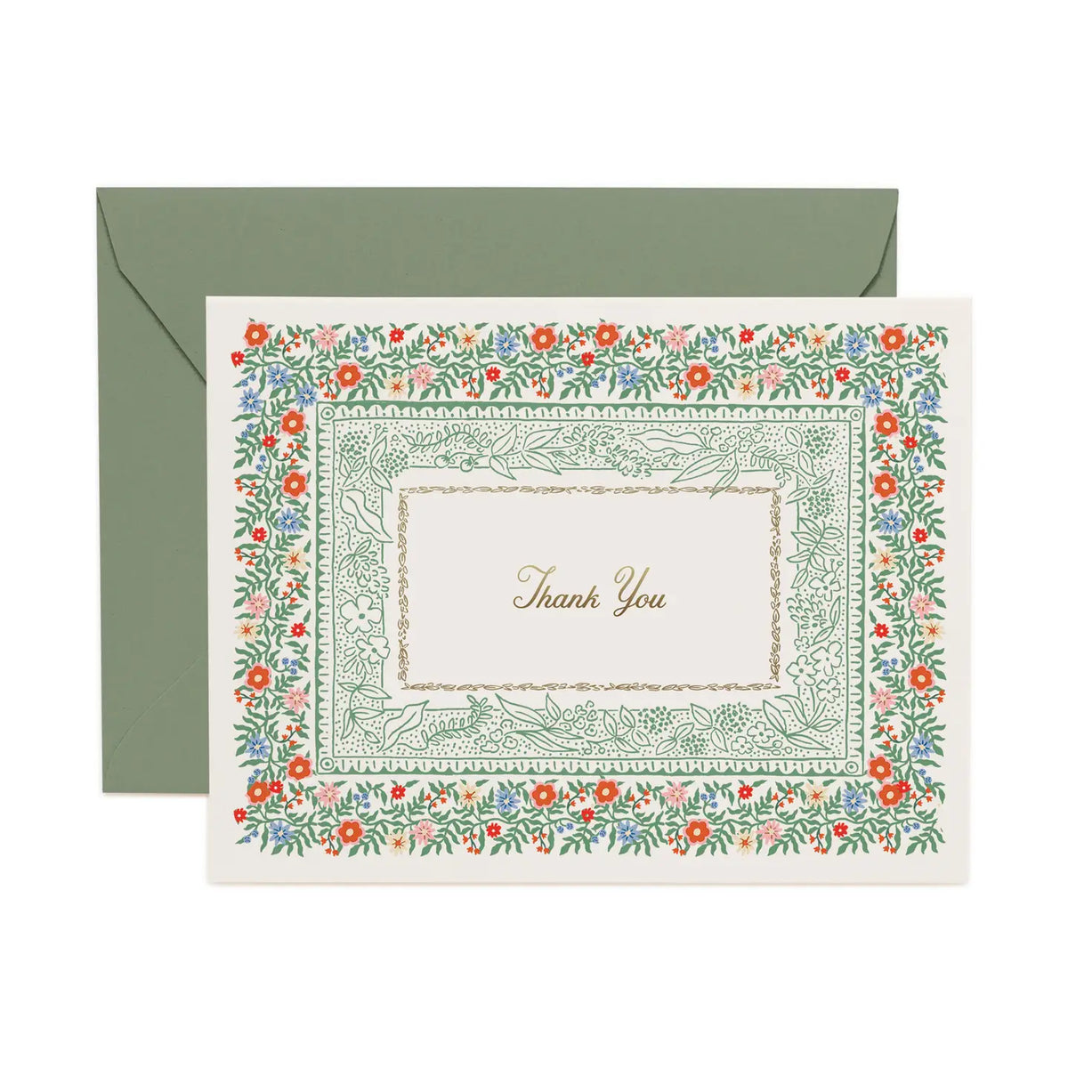 Rosette Thank You Card
