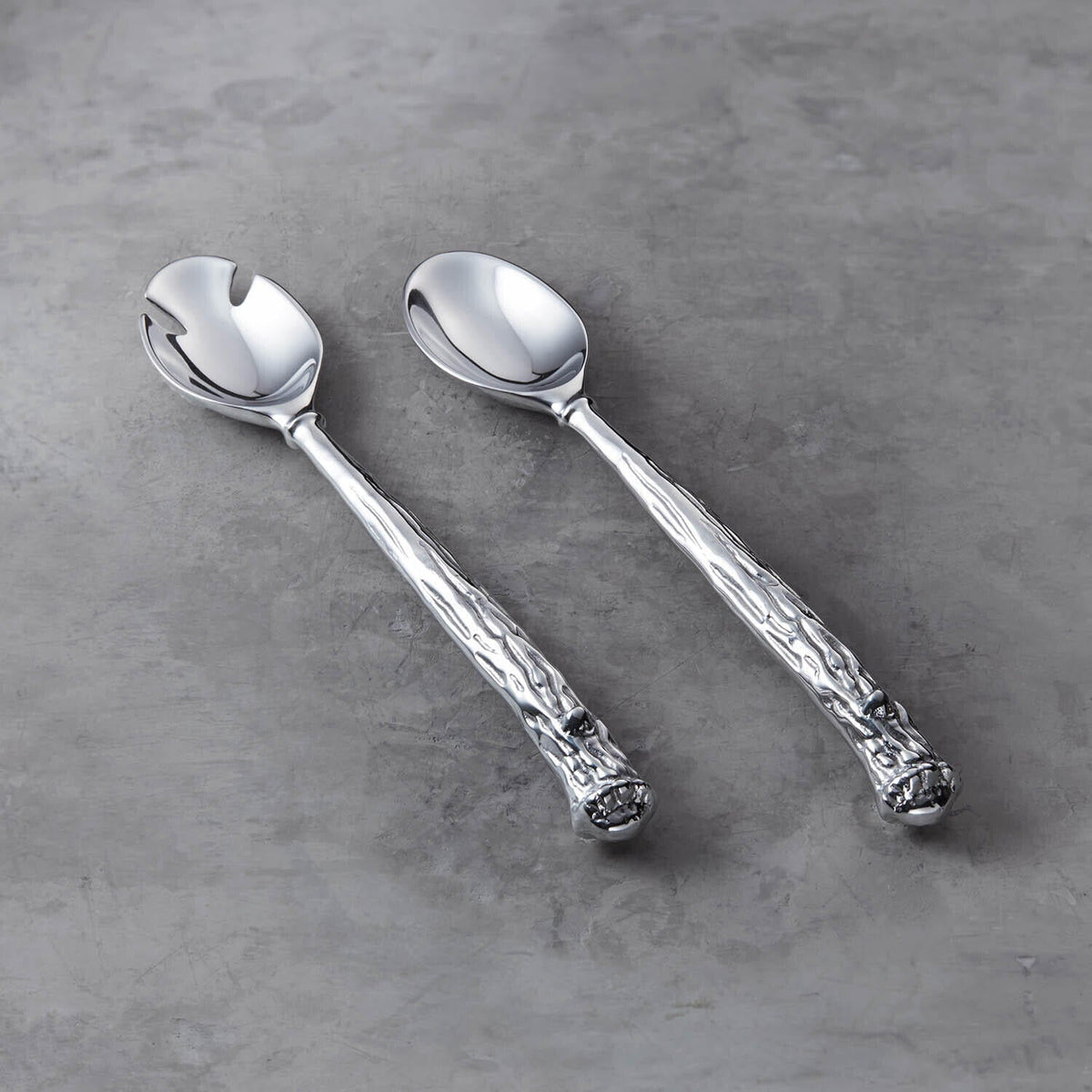 Western Antler Salad Server Set