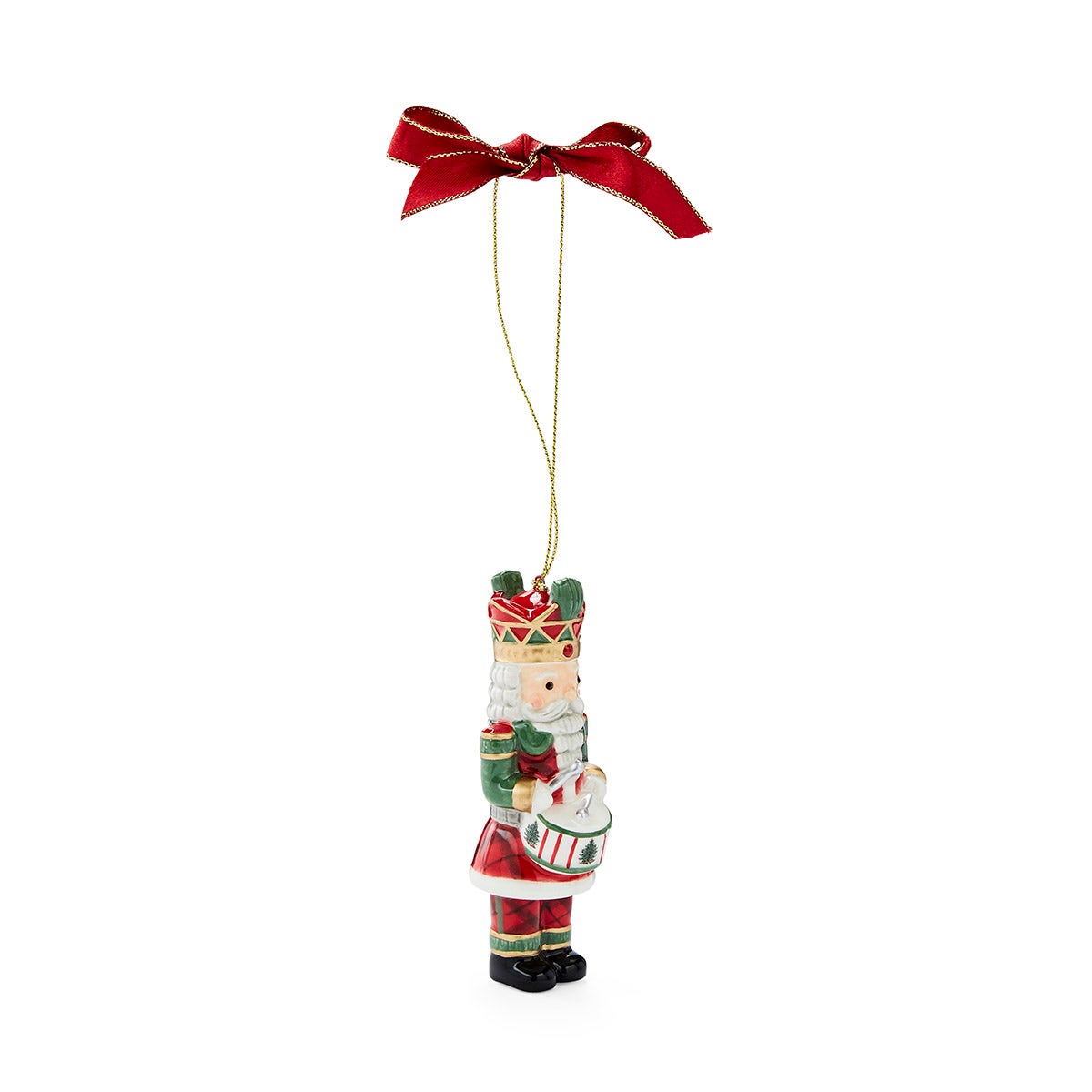 Spode Nutcracker Tartan Ornament