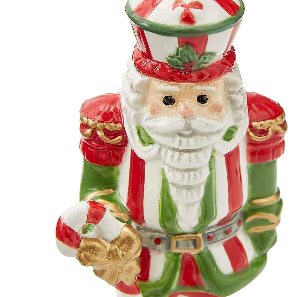 Spode Christmas Tree Candy Cane Nutcracker Ornament