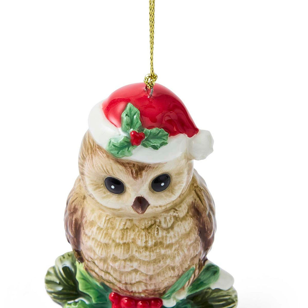 Spode Christmas Tree Owl Ornament