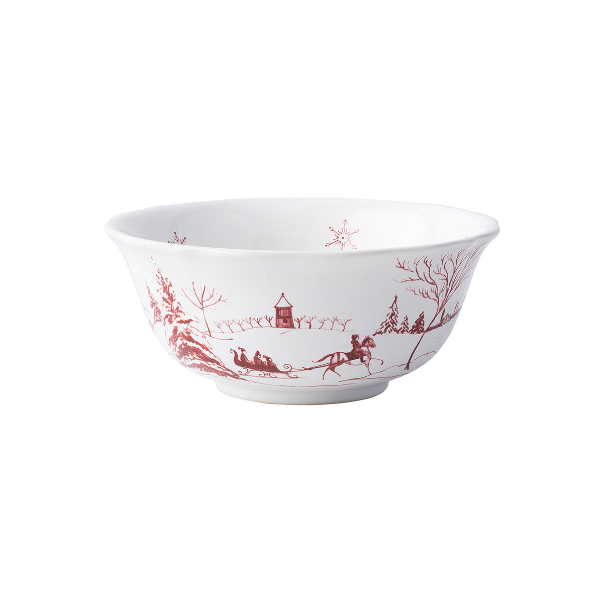 Country Estate Winter Frolic Cereal/Ice Cream Bowl