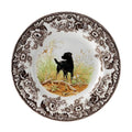 Woodland Salad Plate Black Labrador Retriever