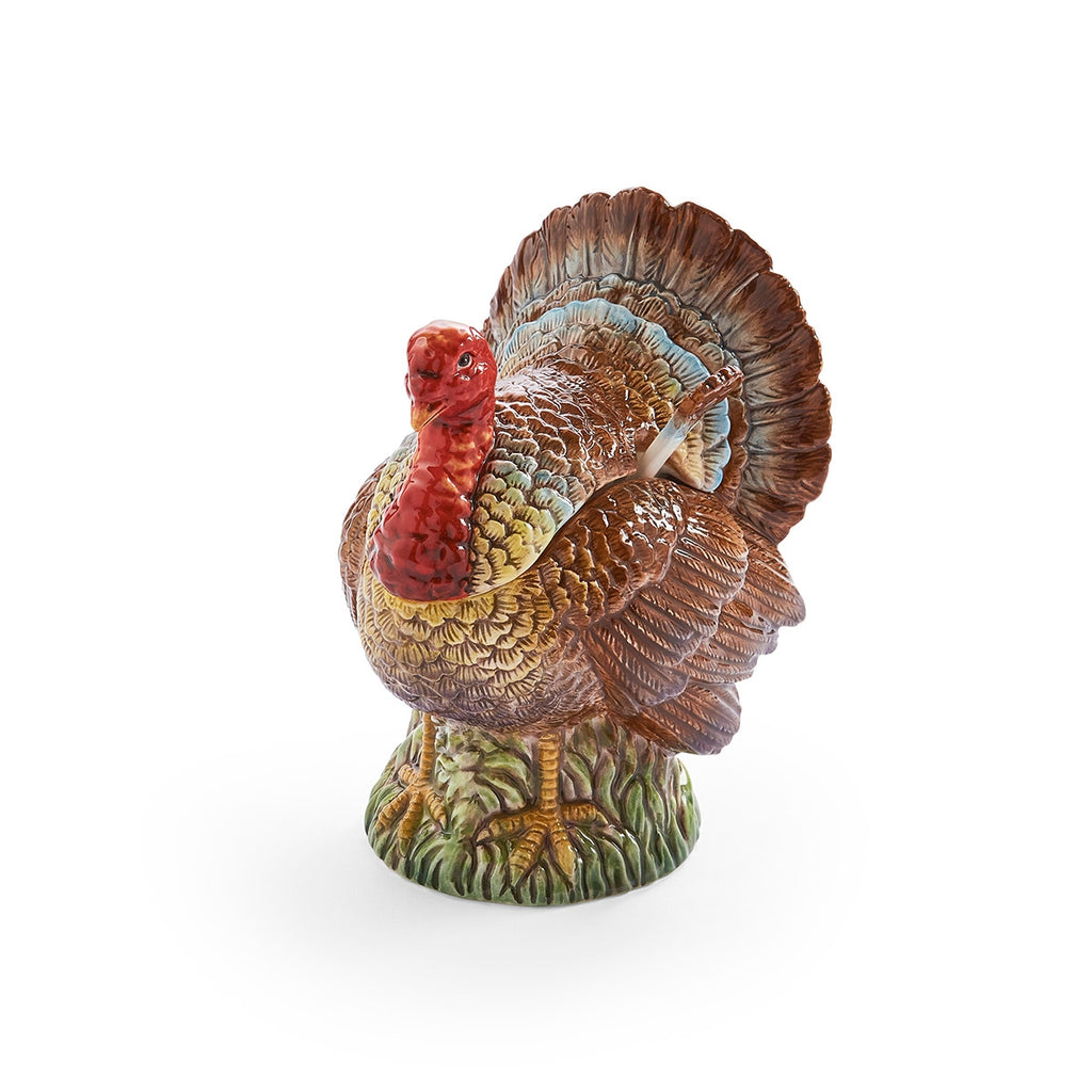 Woodland Turkey Gravy Boat and Ladle