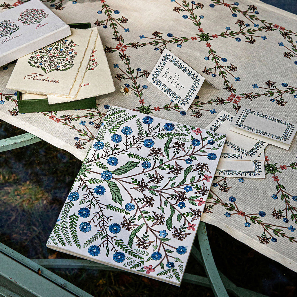 Villa Seville Embroidered 7" x 10" Paper Journal