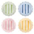 Cabana Stripe Melamine Dessert/Salad Set/4