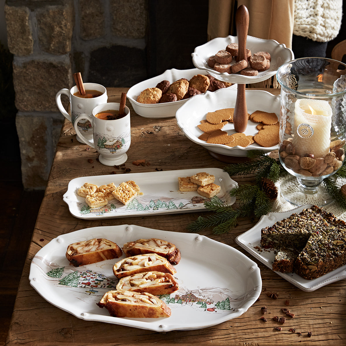 North Pole 14.5" Hostess Tray