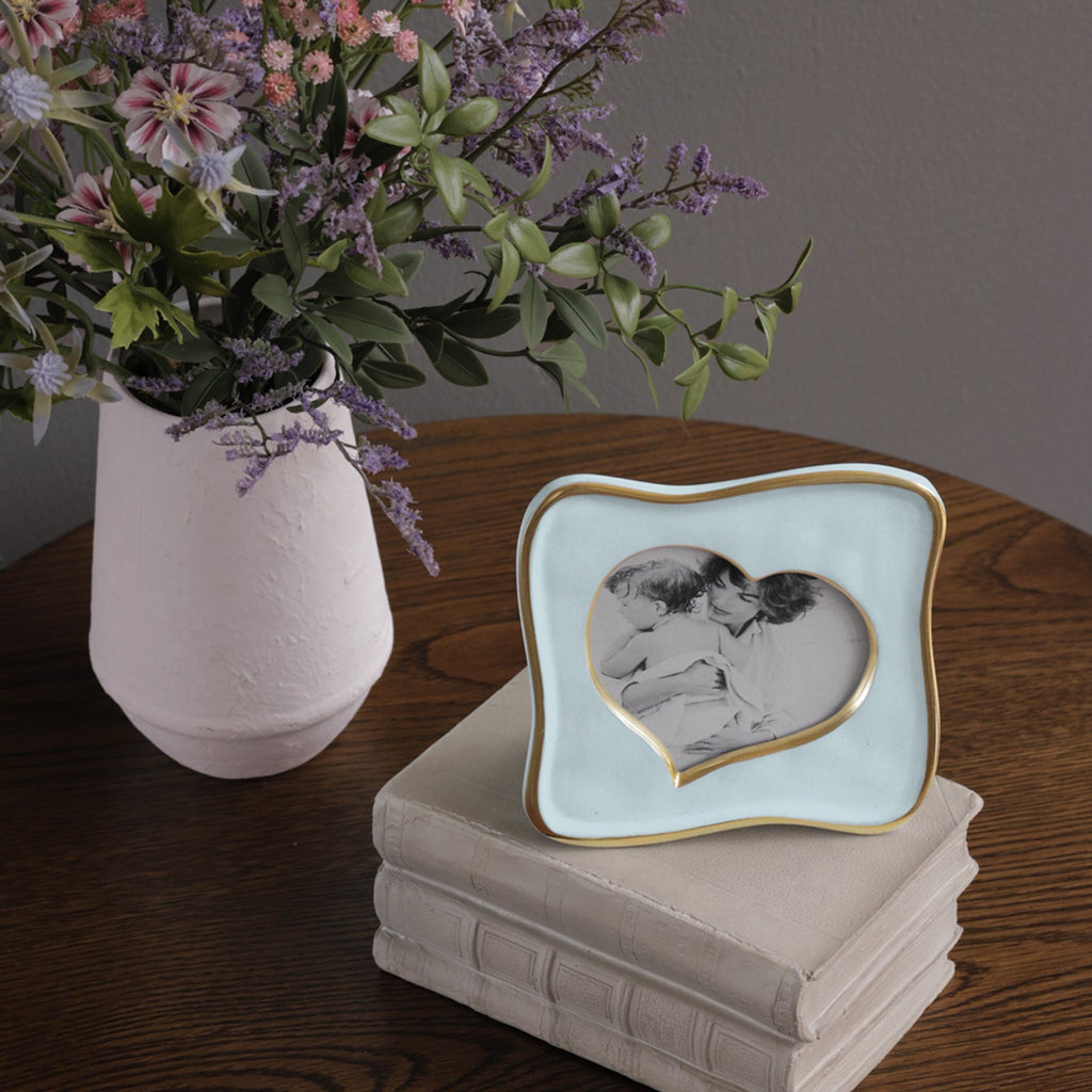 Frame Encanto Curved Heart 5x5 Sky Blue