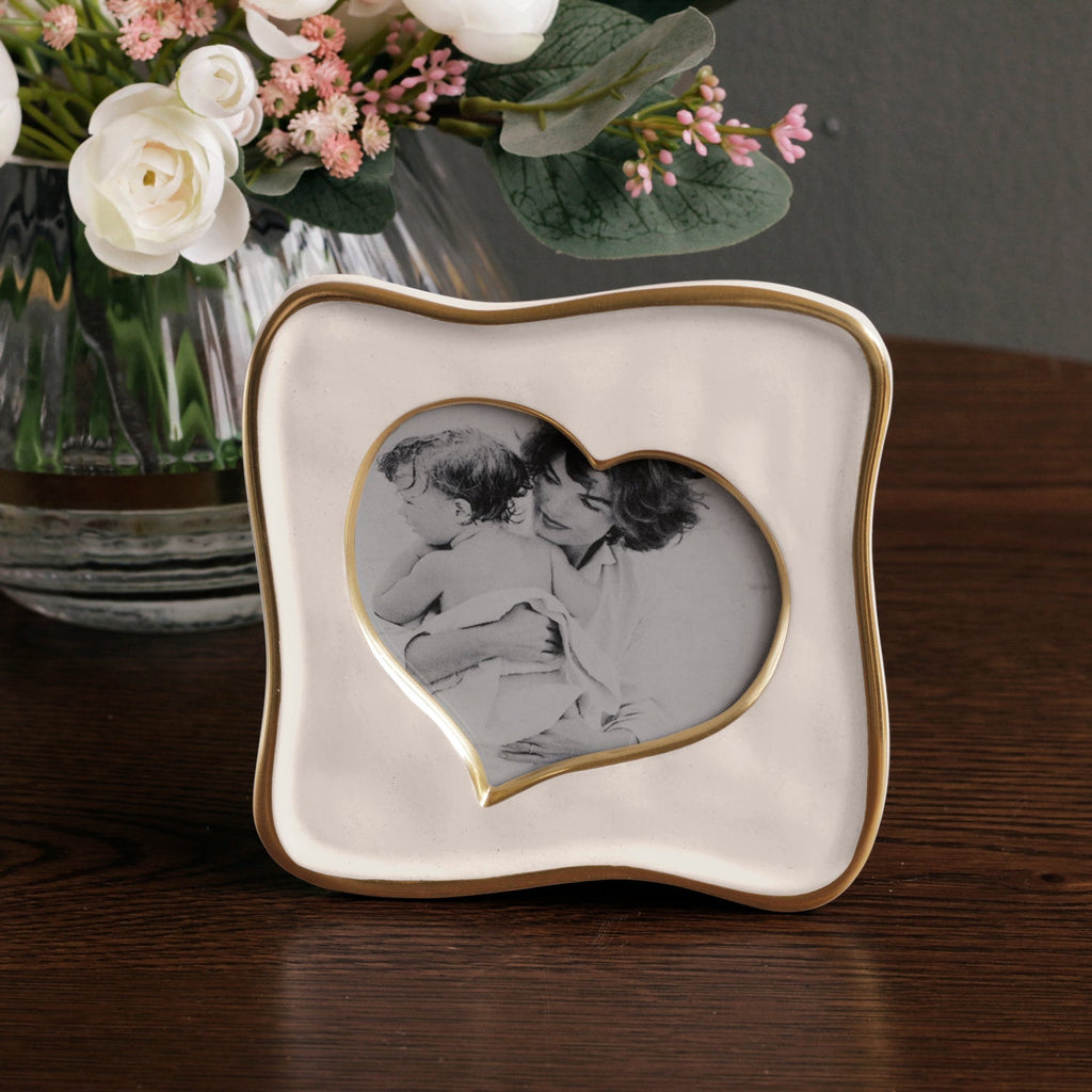 Frame Encanto Curved Heart 5x5 Cream