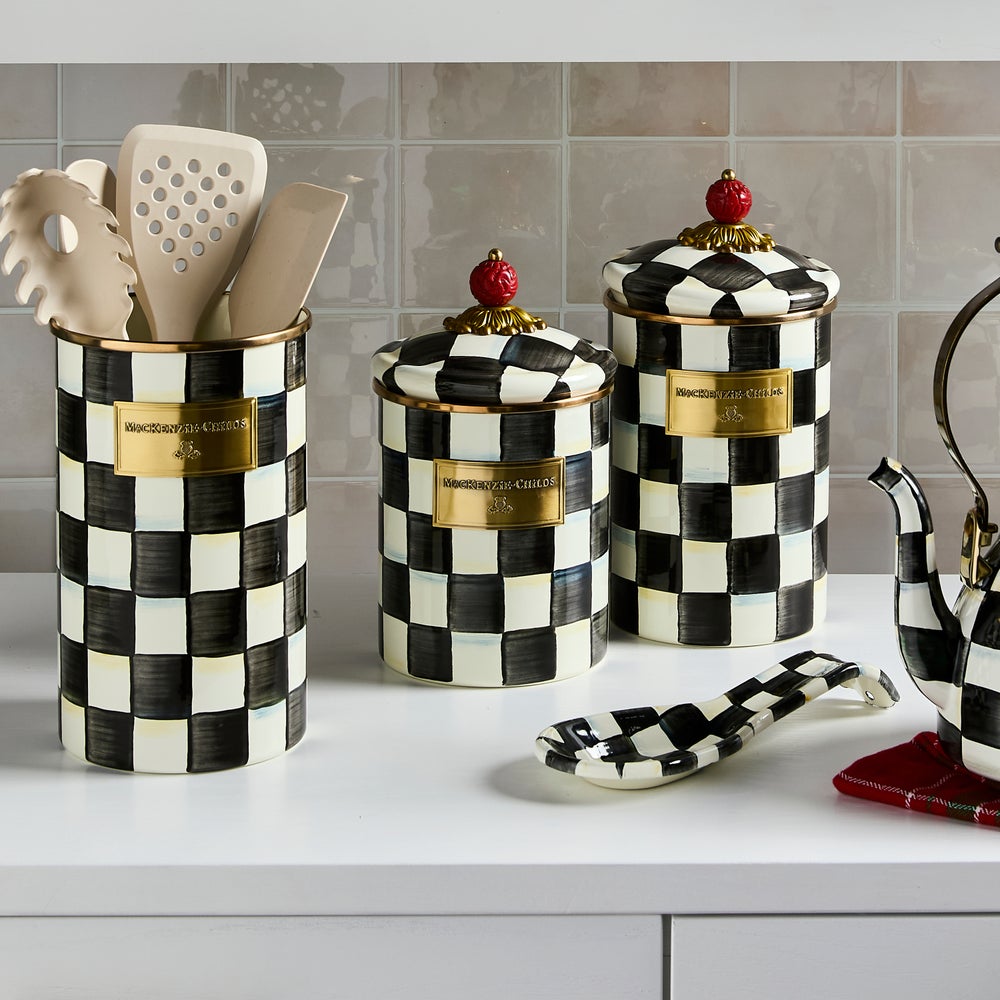 Courtly Check Small Canister