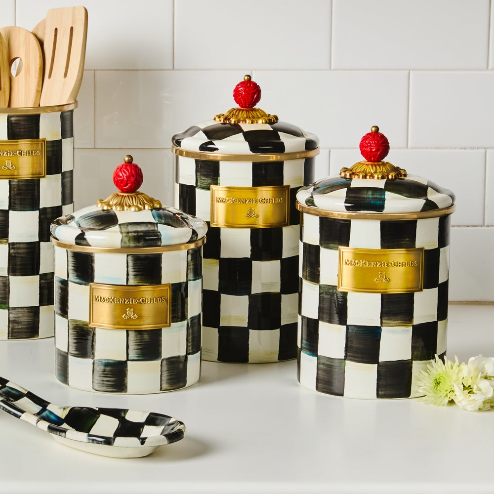 Courtly Check Medium Canister