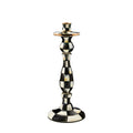 Courtly Check Large Enamel Candlestick
