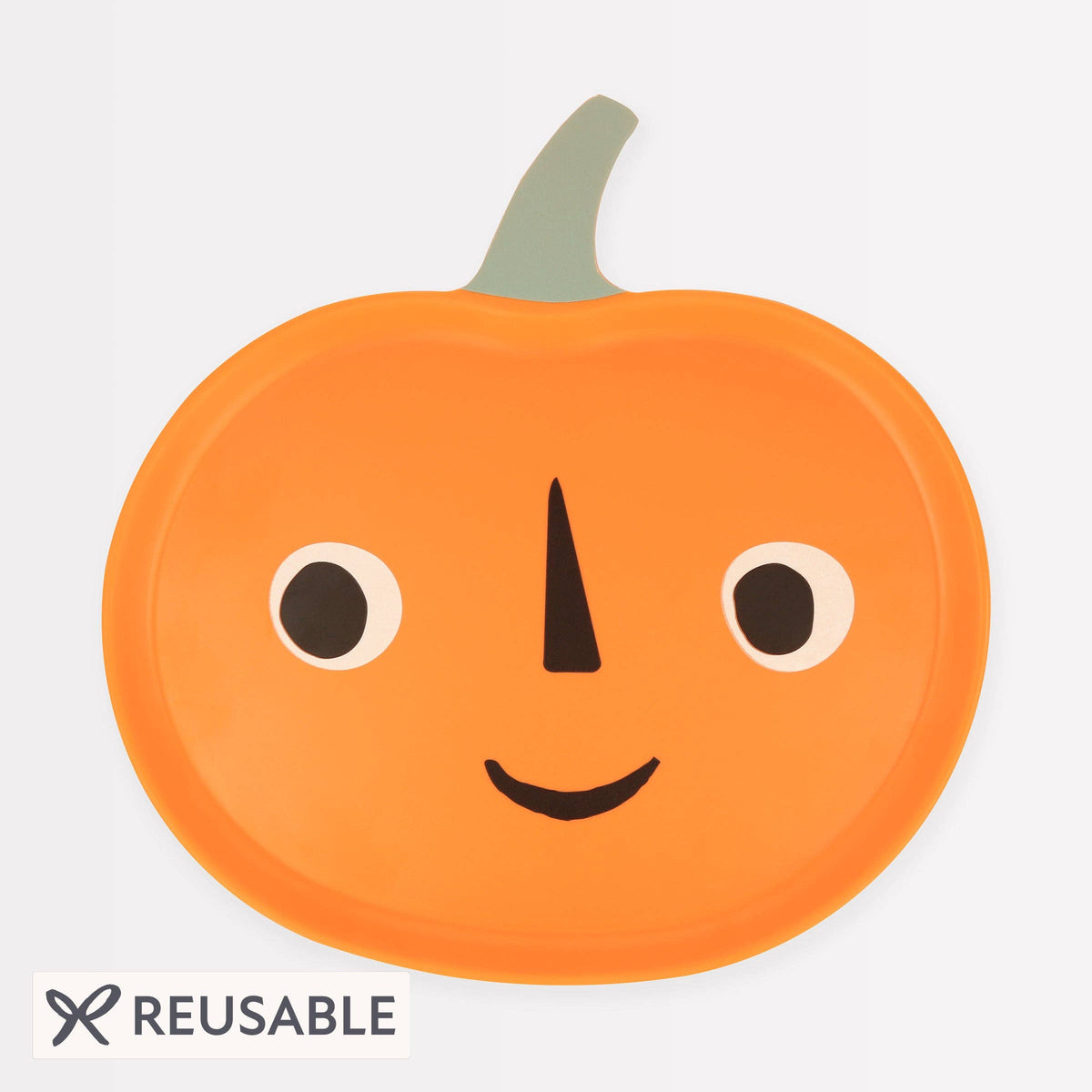 Reusable Jack O' Lantern Plate