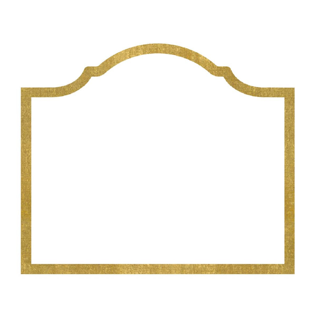 Place Card Arch Gold Foil